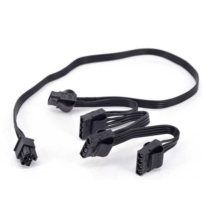 Cabo de Fonte de Alimentação Modular de 6 pinos a 4 pinos (IDE)