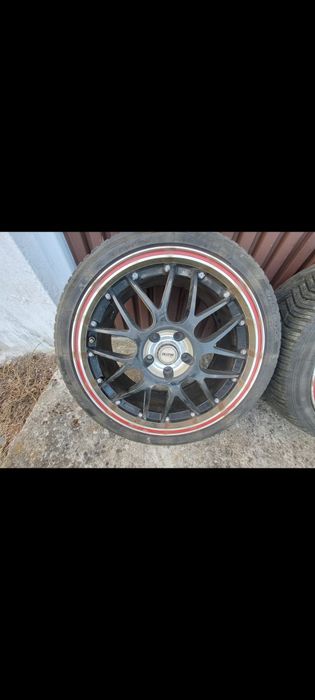 Alufelgi Platin 18 5x112 Czarne Passat Sharan Opony Wielosezonowe 2019