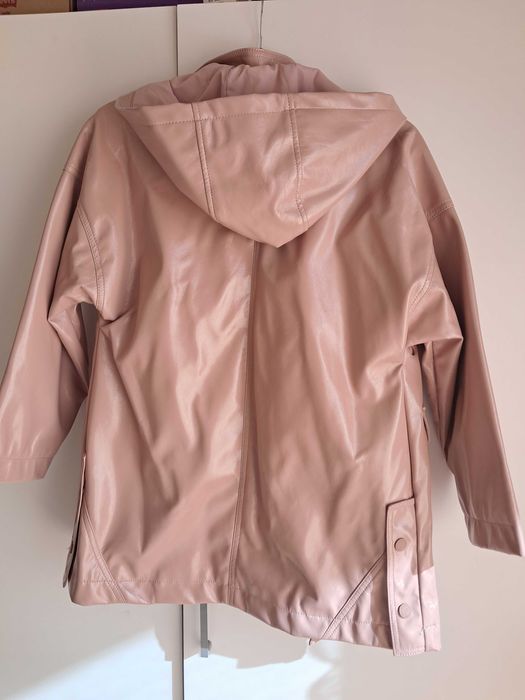 Blusão Impermeável de Menina ZARA – Rosa Velho