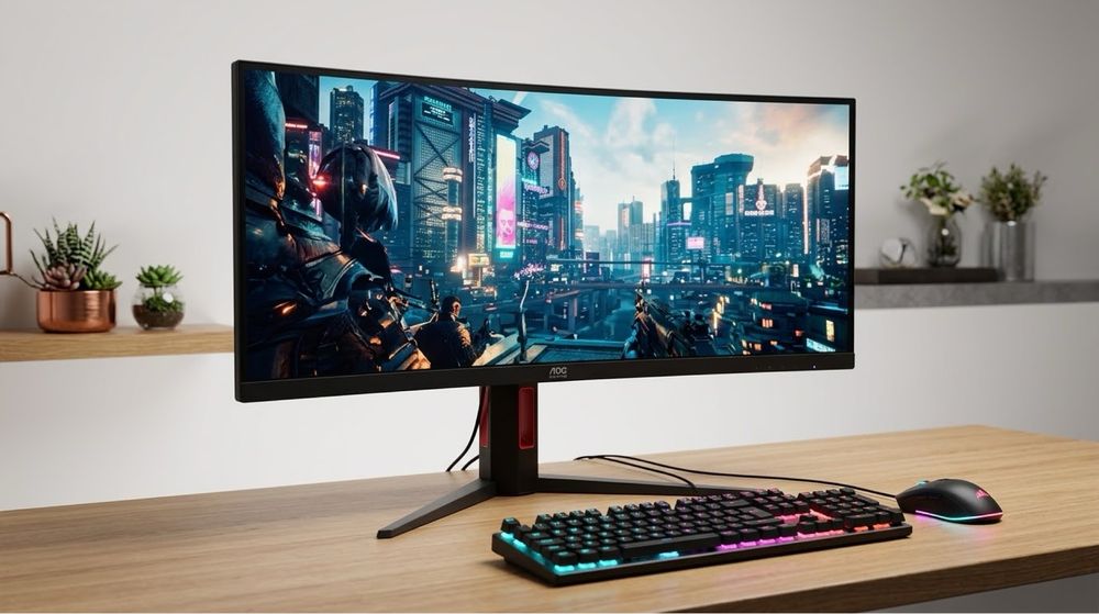 AOC Gaming 34 Troca coluna