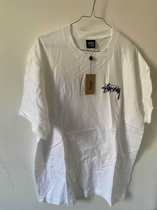 Stüssy Dice Tee White | XL | Clean Vintage Look