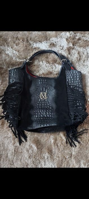 Duża torebka Massimo Conti skóra