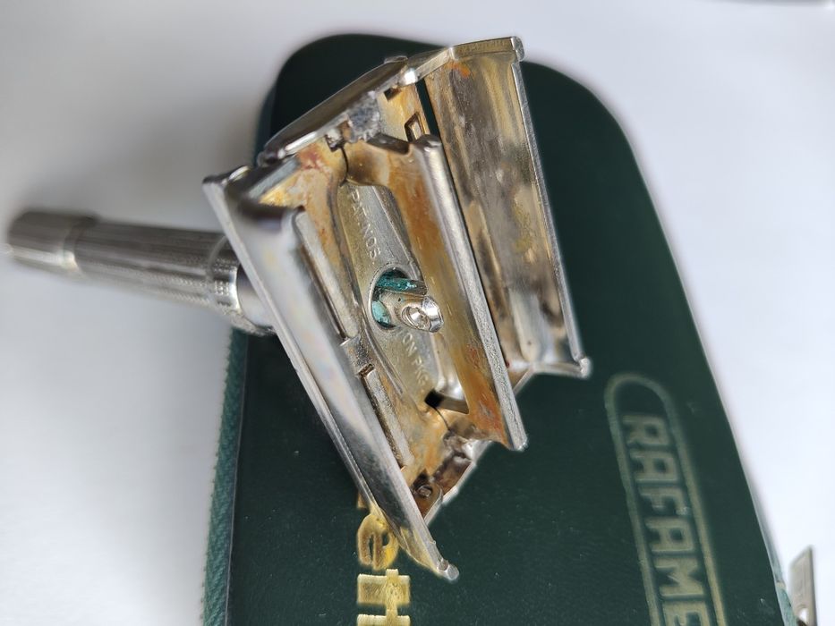 Maszynka Gillette Slim Adjustable 1964 (J4) + Unikalne Etui RAFAMET PRL