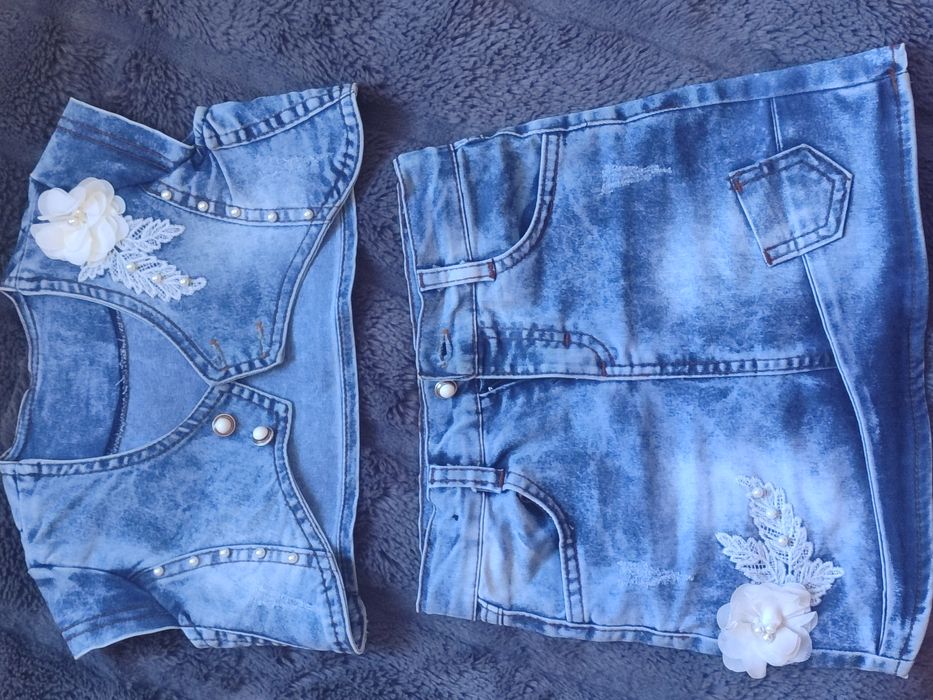 Джинсовый костюм