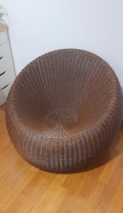 Poltrona de Verga e extrutura madeira "Estilo Natura"