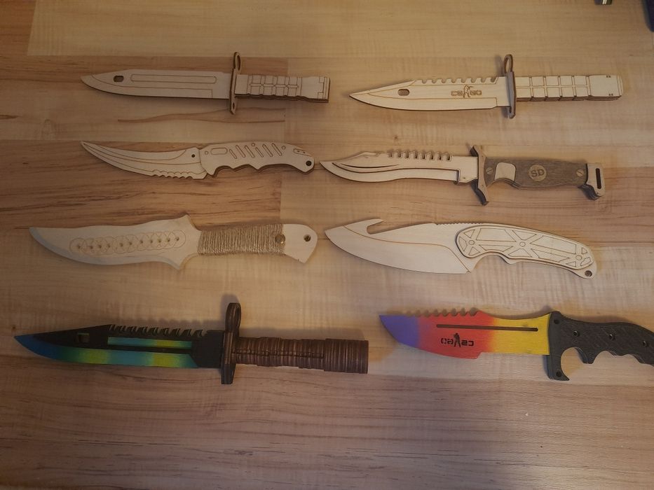 Дерев'яні ножі з ігри cs 2