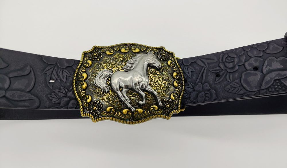 Pasek jeździecki alternative koń klamra vintage