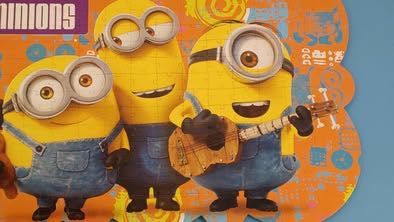 Quadro dos Mínimos (puzzle colado em mdf de 1cm). Medidas 96cmx66cm×1,4cm.