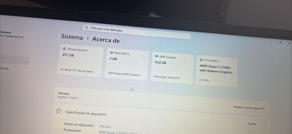 Pc portátil ótimo