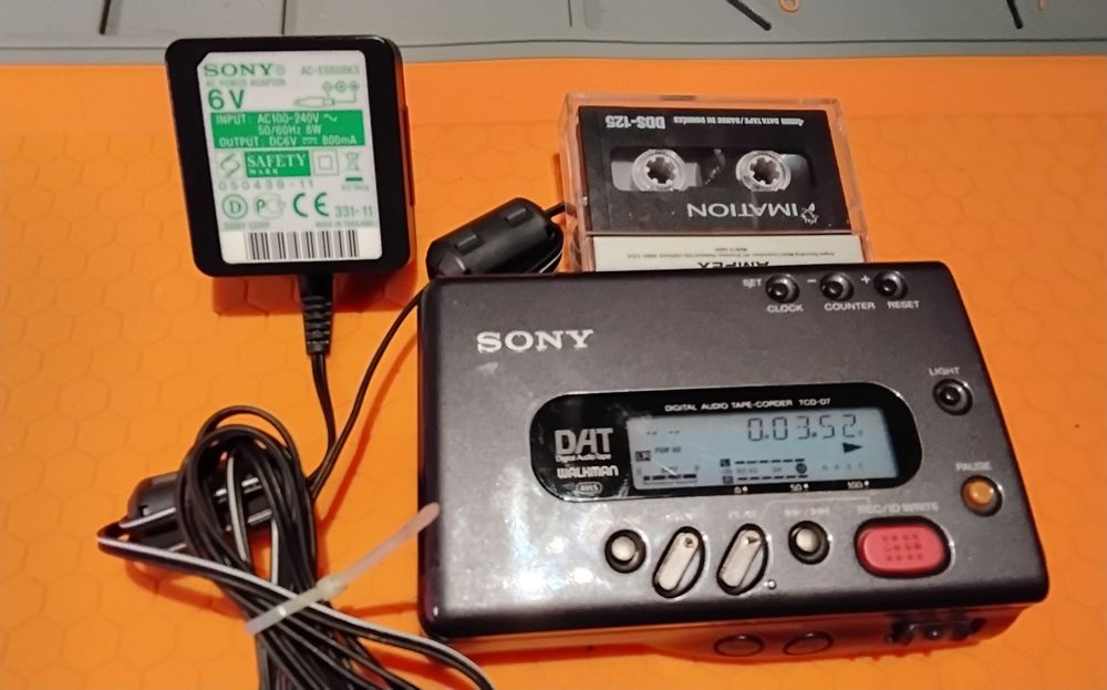 Sony TCD-D7 walkman DAT gravador-reprodutor