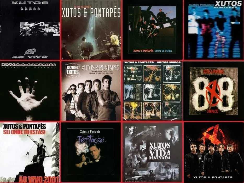 Xutos & Pontapés - 15 CDs + 5 Cassetes - Muito Bom Estado