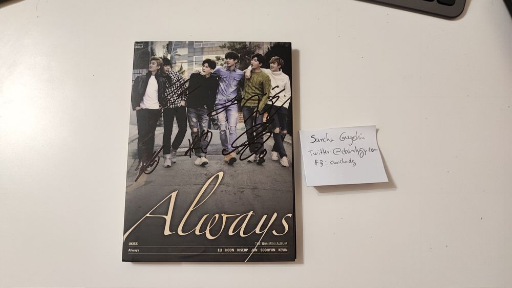 U-KISS - Always mini album assinado oficial - MWave - KPOP