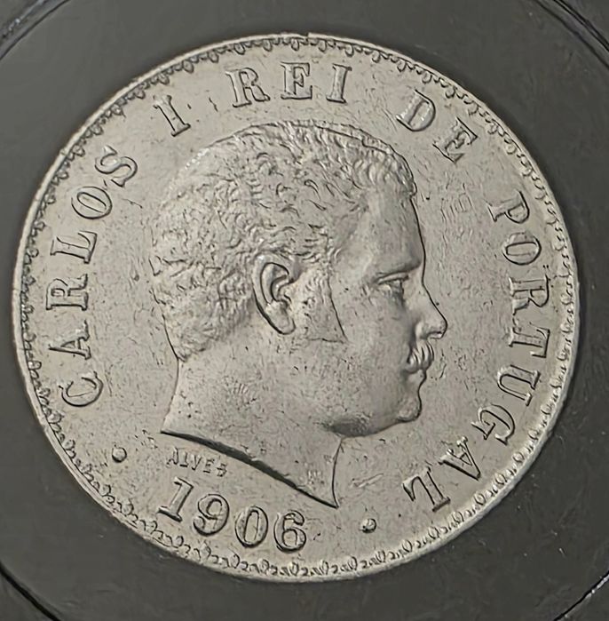 Moeda 500 Reis 1906 ( cunhado o 6 em cima do 3 de 1903
