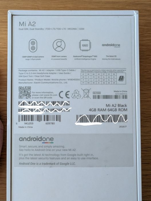 Xiaomi Mi A2 Android One