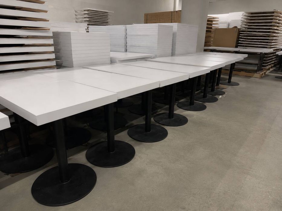 РАСПРОДАЖА обеденных столов из натурального дерева большое количество