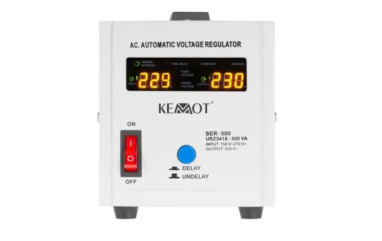 Стабілізатор напруги для котла 500VA Kemot / стабилизатор напряжения