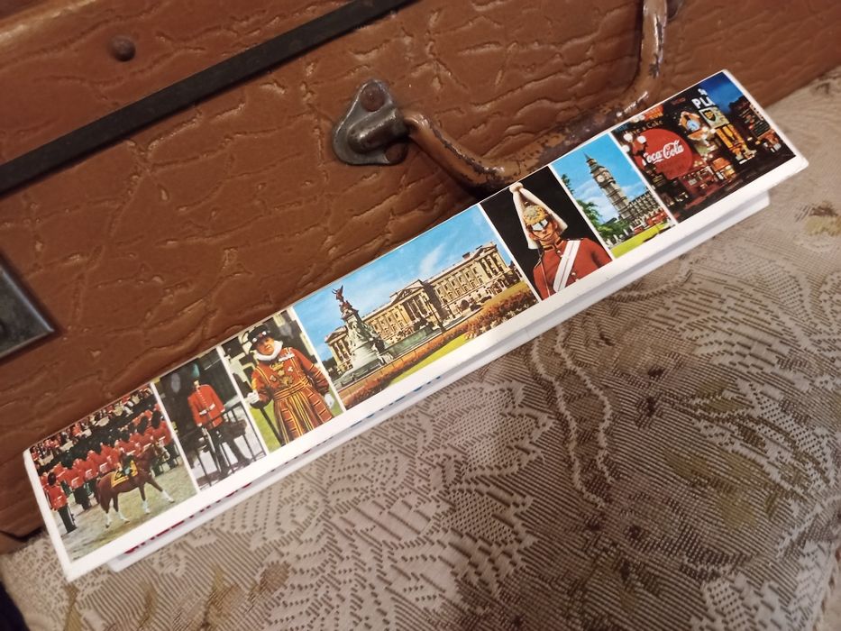 Carteira de fósforos gigante com lembrança de Inglaterra