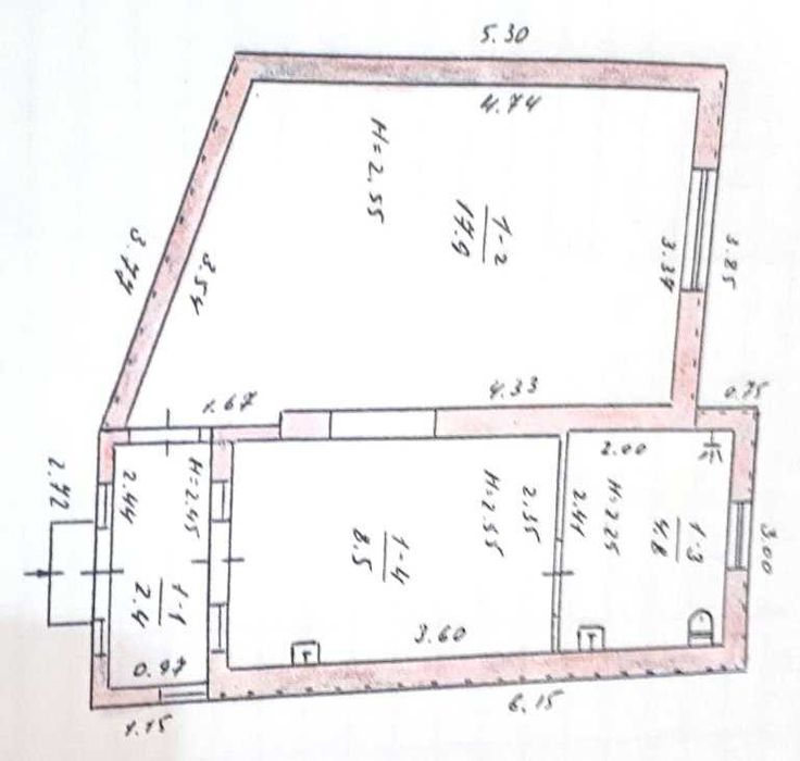 Продам 1-к квартиру, район танка