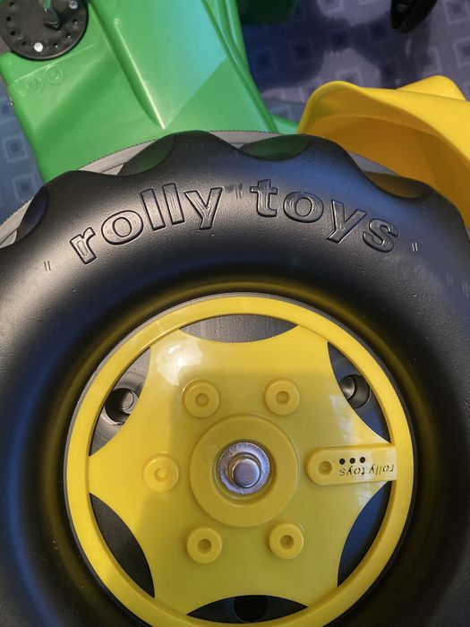 NOWY Jeździk ROLLY TOYS Traktor z łyżką i przyczepą