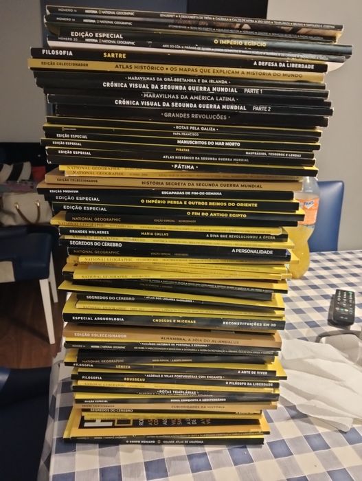Revistas national geographic livros