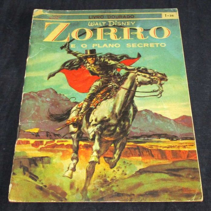 Livro Zorro e o Plano Secreto Mirim Dourado Disney