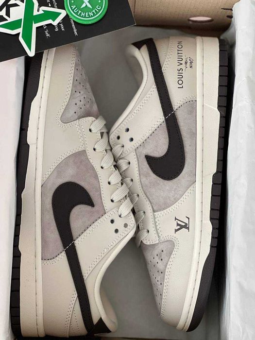 Мужские кроссовки Nike SB Dunk Low x Louis Vuitton. Размеры 40-45