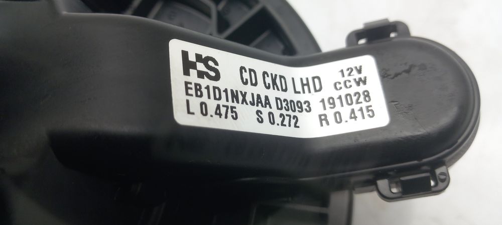 Motor da chauffage / sofagem KIA Ceed (CD)65212210045441123
