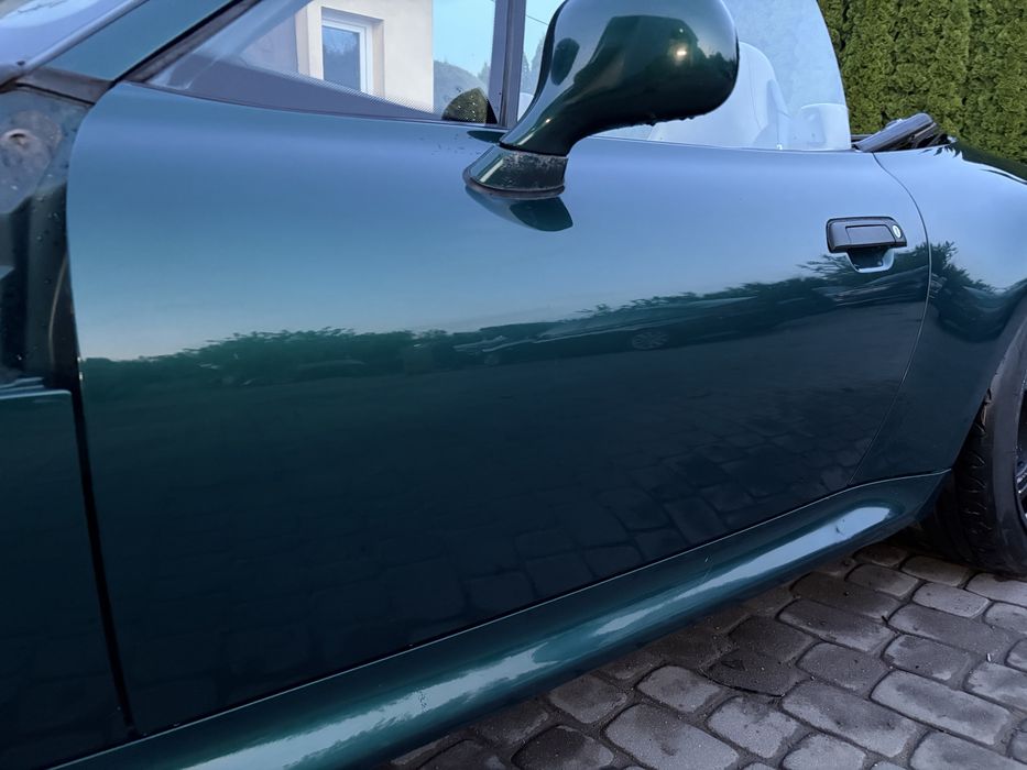 Drzwi lewe bmw z3 e36 boston green Bostongrün metalic 275/6 kompletne