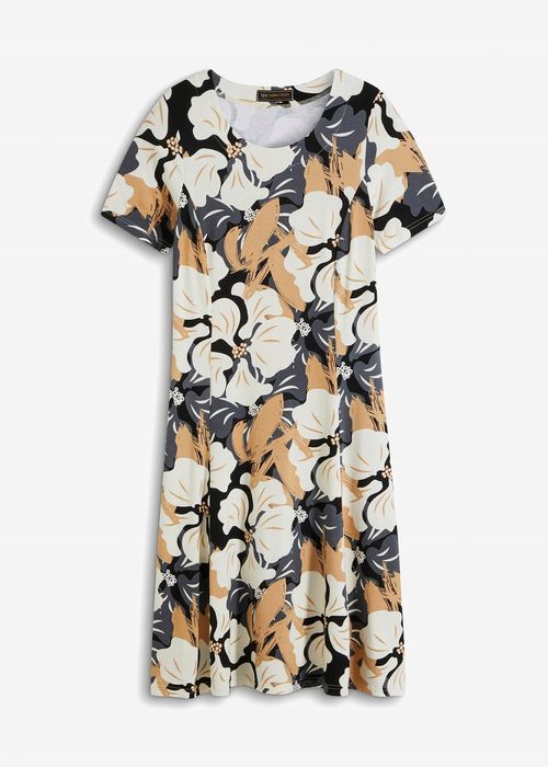 B.P.C sukienka z dżerseju w kwiaty ^36/38