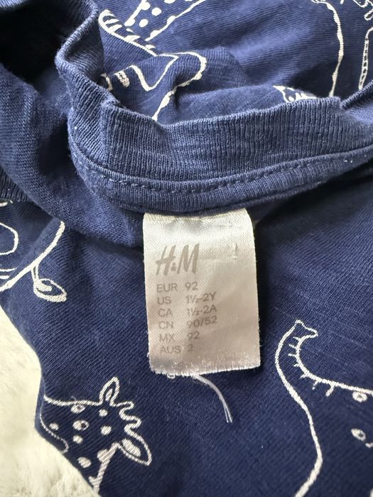 Bawełniana bluzka w dzikie zwierzęta dla chłopca