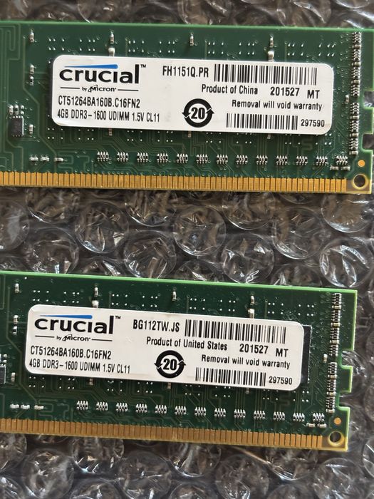 RAM 4 x 4GB DDR364741315362178121