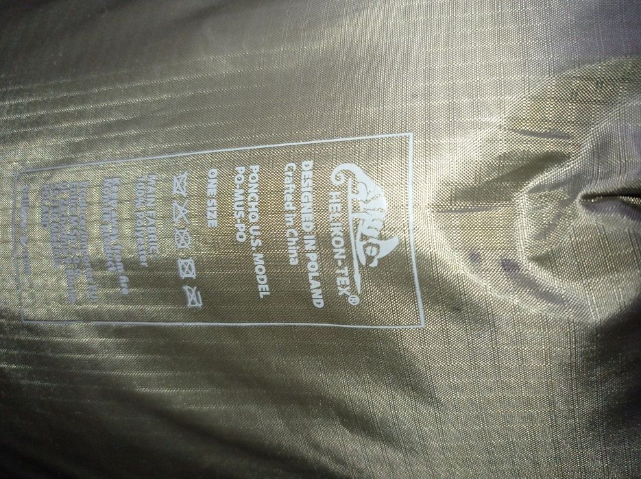 Poncho Helikon Green Olive