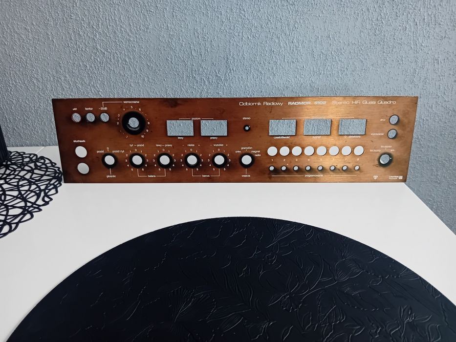 Panel płyta czołowa Unitra Radmor 5102