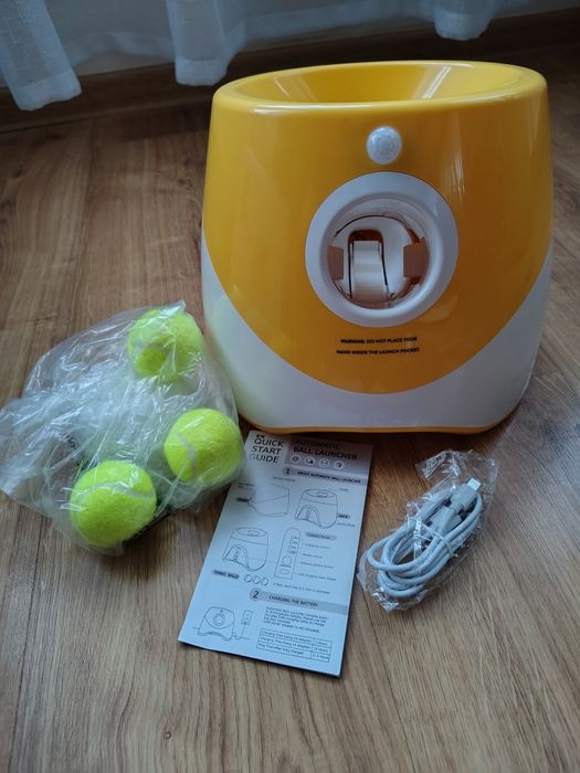 Automatyczna wyrzutnia piłek dla psa