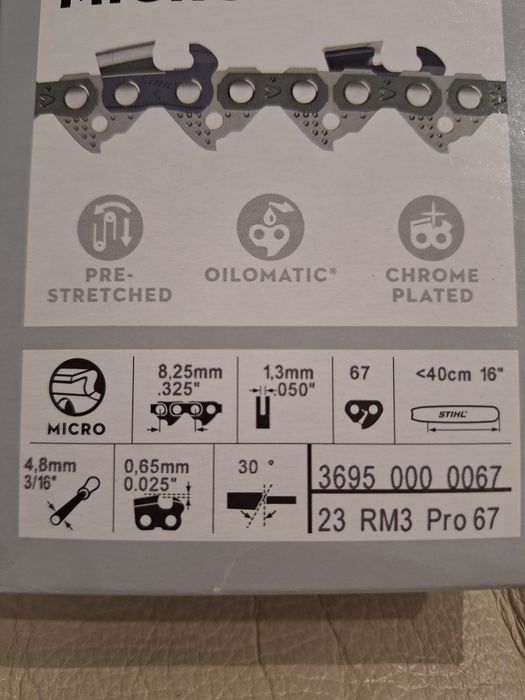 Łańcuch STIHL 23 RM3 Pro 67 ogniw
