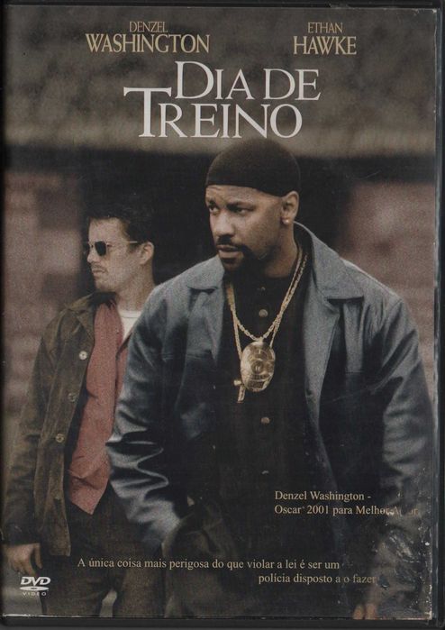 Dvd Dia de Treino - acção - Denzel Washington/ Ethan Hawke - extras