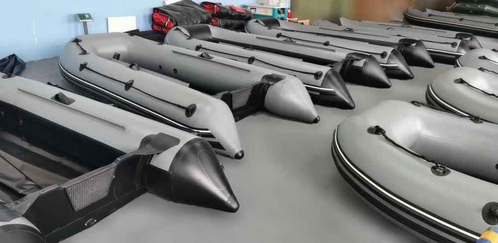 Ponton PVC Bering 400, zestaw MAX. Szaro czarny