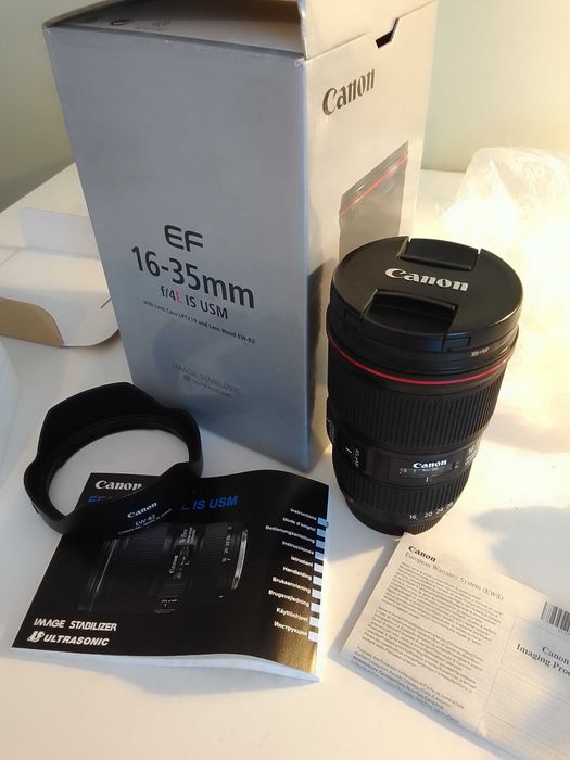 obiektyw CANON EF 16-35 f/4L ISU SM