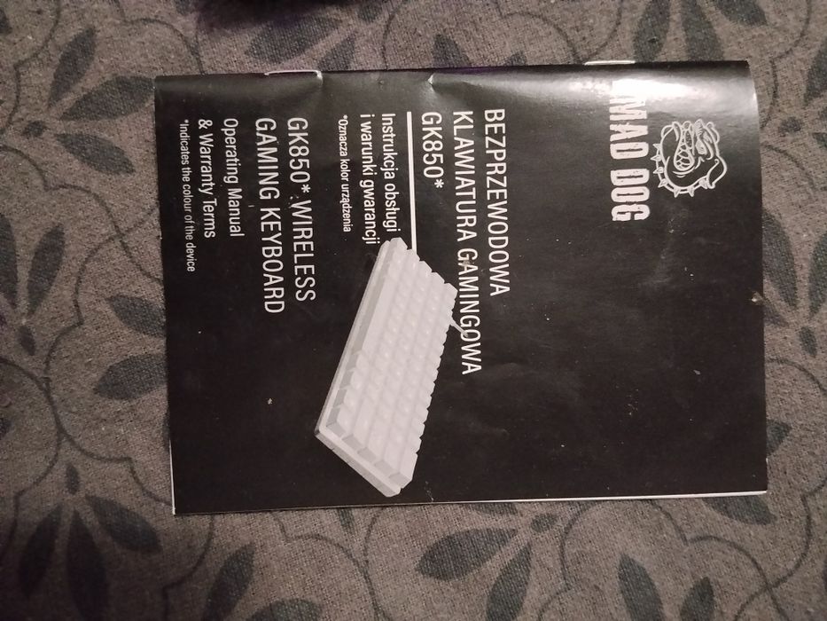 Klawiatura gamingowa mad dog GK850