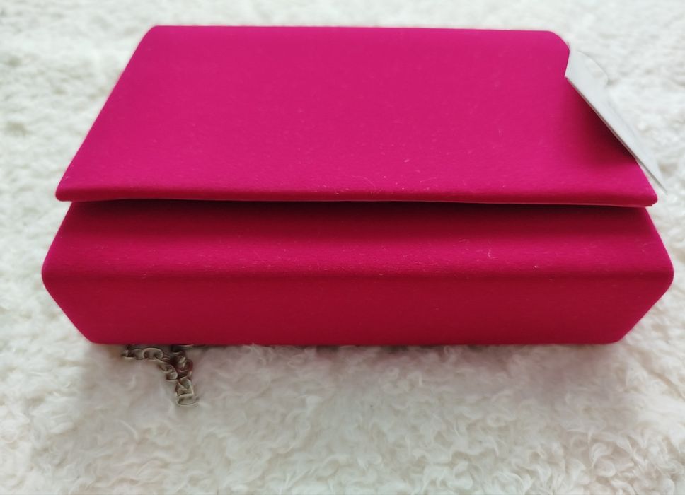 Torebka damska kopertówka zamszowa