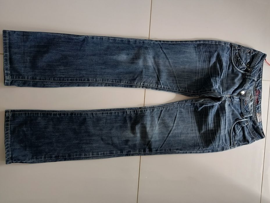 Spodnie jeansowe, damskie,  rozmiar 40,cena 15zl