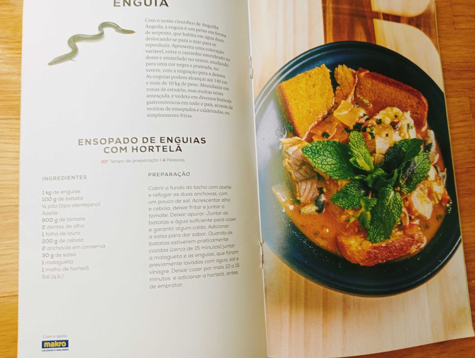 Caderno de receitas de produtos Portugueses – Peixes