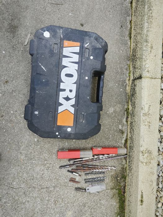 Worx Corta relva + tico-tico 2em1 + berbequim + 1 bateria e carregador