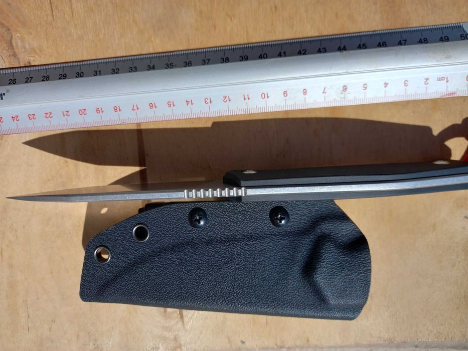 Nóż Kubey Swordfish Black G10, Stonewashed AUS-10