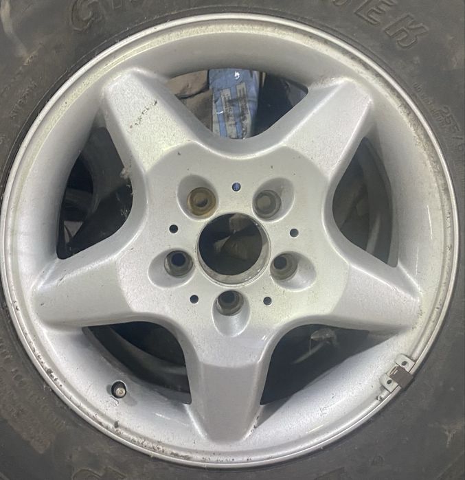 Колесо Запаска Мерседес 255/65 R16 докатка, титан, Mercedes ML-class  Dunlop