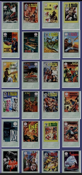 526 Livros do Falcão do número 760 até ao 1286