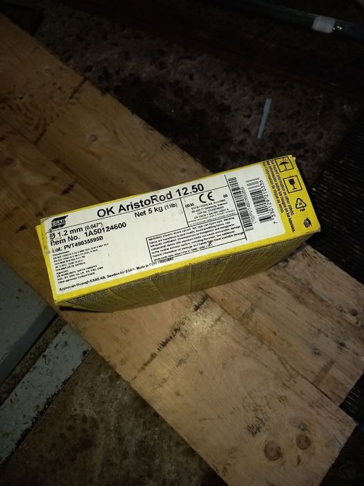 ESAB OK AristoRod 12.50. 5кг 1.2 неомеднений дріт