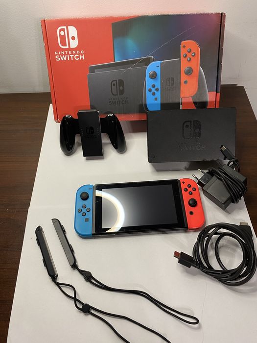 Nintendo Switch (lepsza bateria) pelny komplet