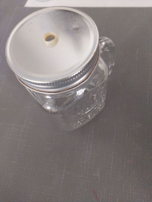 Słoik z nakrętką na słomkę podróżny napoje dla zdrowszego trybu życia