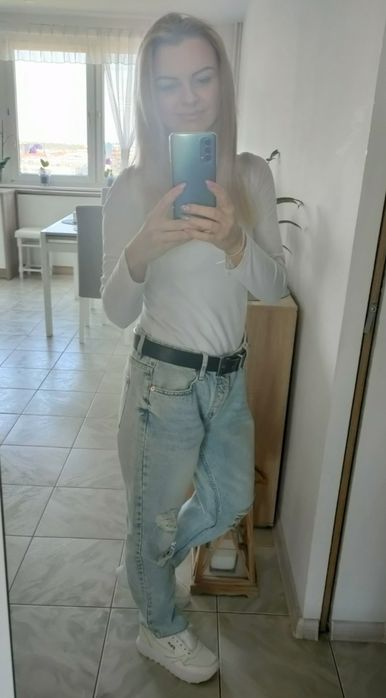 Jeansy Denim marmurki